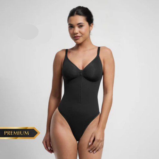 Body Moldeador Zipper control de abdomen Extremo sin costuras PREMIUM