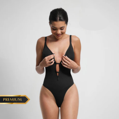 Body Moldeador Zipper control de abdomen Extremo sin costuras PREMIUM