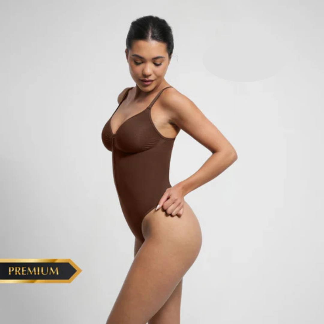 Body Moldeador Zipper control de abdomen Extremo sin costuras PREMIUM