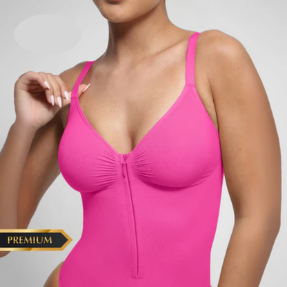 Body Moldeador Zipper control de abdomen Extremo sin costuras PREMIUM