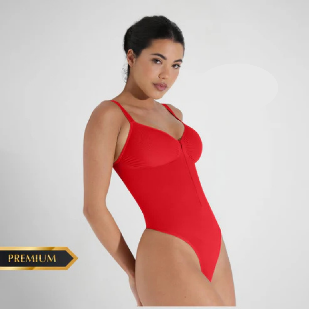 Body Moldeador Zipper control de abdomen Extremo sin costuras PREMIUM