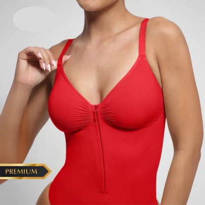 Body Moldeador Zipper control de abdomen Extremo sin costuras PREMIUM