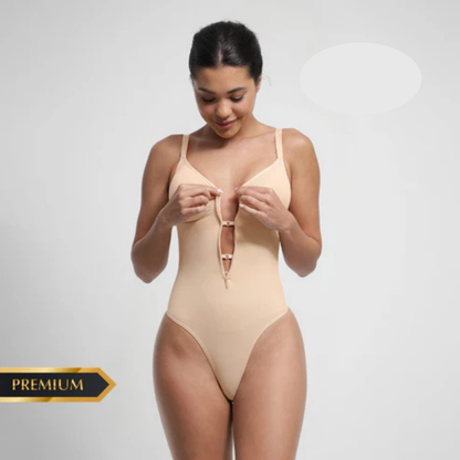 Body Moldeador Zipper control de abdomen Extremo sin costuras PREMIUM