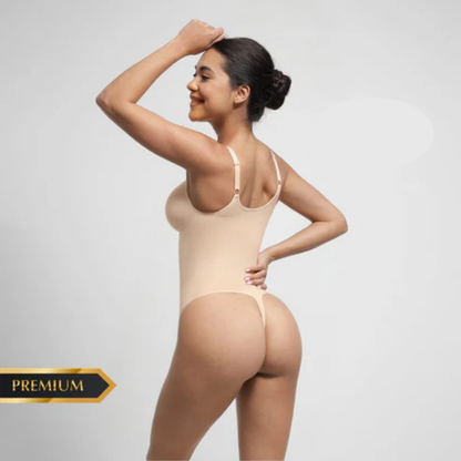 Body Moldeador Zipper control de abdomen Extremo sin costuras PREMIUM