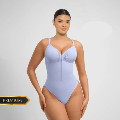 Body Moldeador Zipper control de abdomen Extremo sin costuras PREMIUM